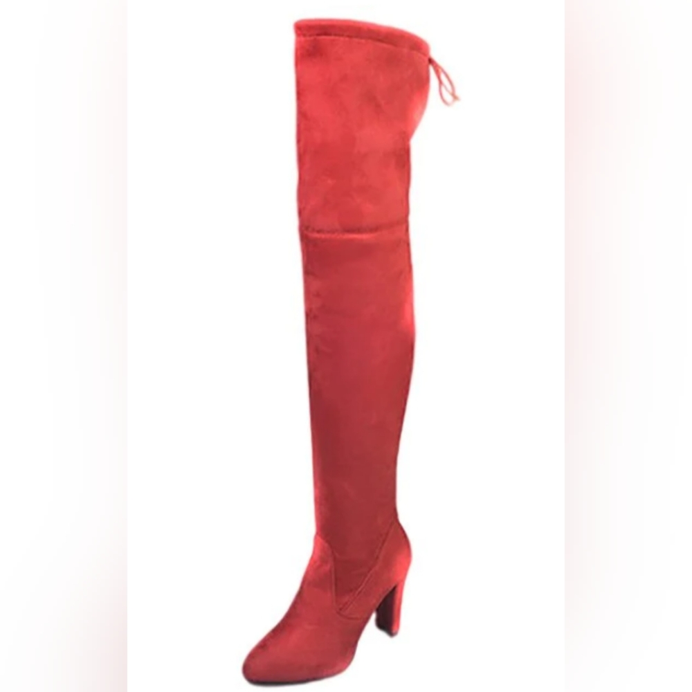 Women's Faux Suede Slim Boots | Over Knee Boots